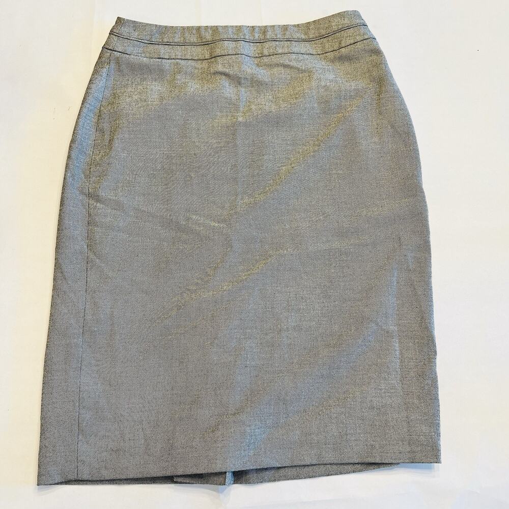 White House Black Market Women’s Gray Pencil Skirt Size 2 (A0131)